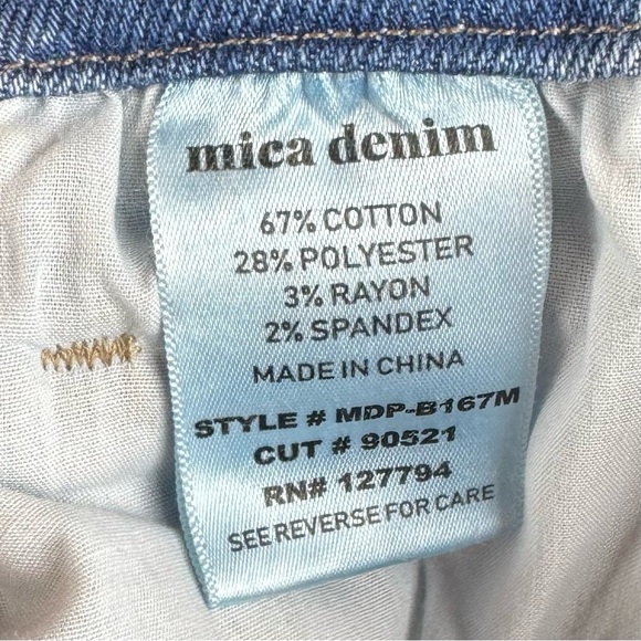 Mica High Rise Boot Cut Jeans 32 Western Retro Boho Flare Bootcut MDP-B167M - Picture 8 of 11